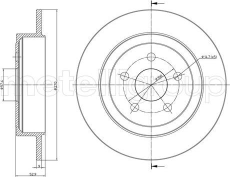 Cifam 800-1107C - Discofreno autozon.pro