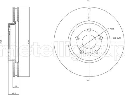 Cifam 800-1849C - Discofreno autozon.pro