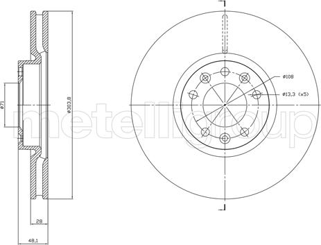 Cifam 800-1848C - Discofreno autozon.pro