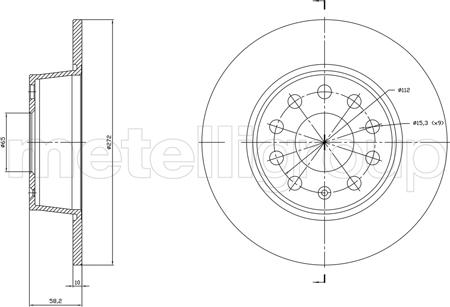 Cifam 800-1863C - Discofreno autozon.pro