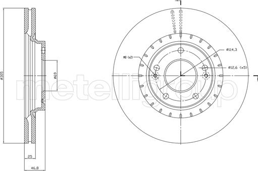 Cifam 800-1818C - Discofreno autozon.pro