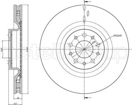 Cifam 800-1392C - Discofreno autozon.pro