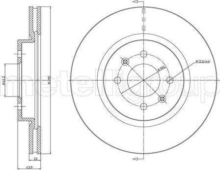 Cifam 800-1365C - Discofreno autozon.pro