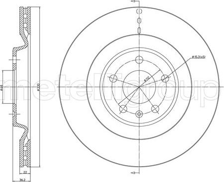 Cifam 800-1315C - Discofreno autozon.pro