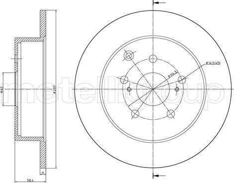 Meyle 30-15 523 0106 - Discofreno autozon.pro