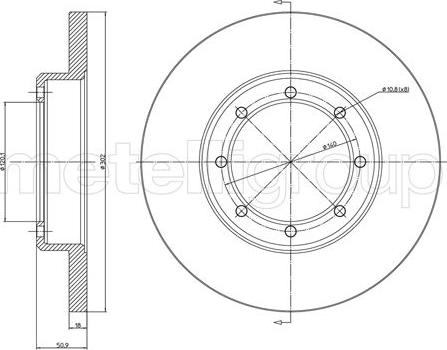 Cifam 800-1385C - Discofreno autozon.pro