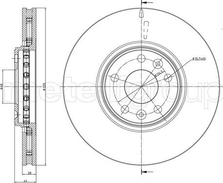 Cifam 800-1334C - Discofreno autozon.pro