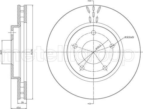 Cifam 800-1269C - Discofreno autozon.pro