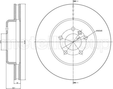 Cifam 800-1268C - Discofreno autozon.pro