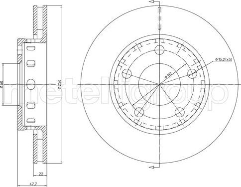 Cifam 800-1210C - Discofreno autozon.pro