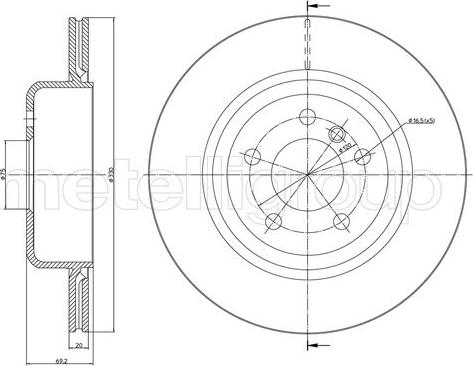 Cifam 800-1281C - Discofreno autozon.pro