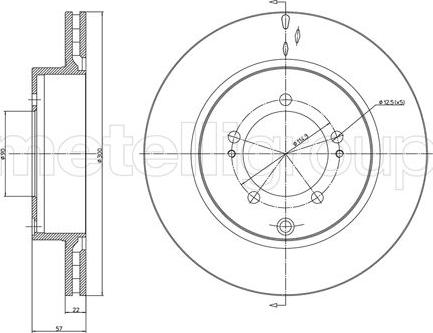 Cifam 800-1230C - Discofreno autozon.pro