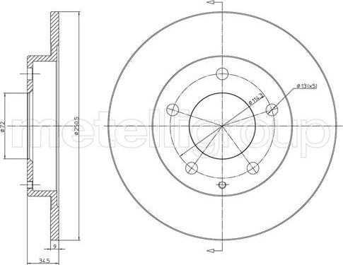 Cifam 800-1741C - Discofreno autozon.pro