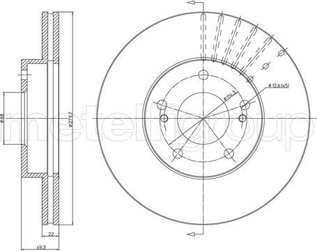 Cifam 800-1743C - Discofreno autozon.pro