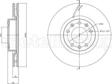 Cifam 800-1764C - Discofreno autozon.pro