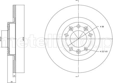 Cifam 800-1760C - Discofreno autozon.pro