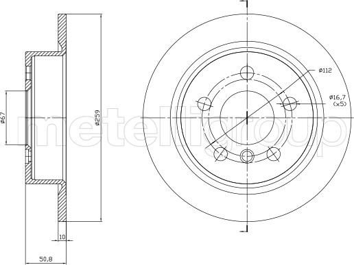 Cifam 800-1771C - Discofreno autozon.pro