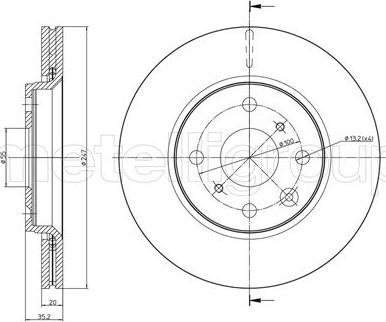 Cifam 800-834C - Discofreno autozon.pro