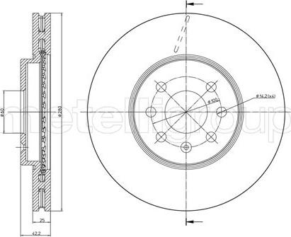 Cifam 800-825C - Discofreno autozon.pro