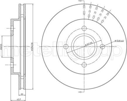 ABEX BD355V - Discofreno autozon.pro