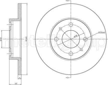 Cifam 800-232C - Discofreno autozon.pro