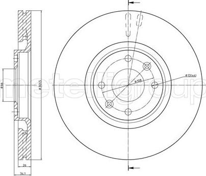 Cifam 800-751C - Discofreno autozon.pro