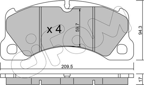 Pagid T1829 - Kit pastiglie freno, Freno a disco autozon.pro