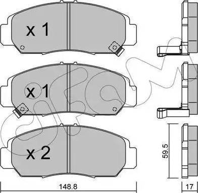 BOSCH 986424722 - Kit pastiglie freno, Freno a disco autozon.pro