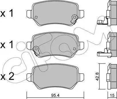 BOSCH F 026 000 030 - Kit pastiglie freno, Freno a disco autozon.pro