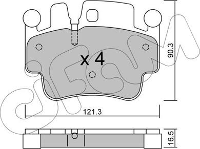 Cifam 822-657-0 - Kit pastiglie freno, Freno a disco autozon.pro