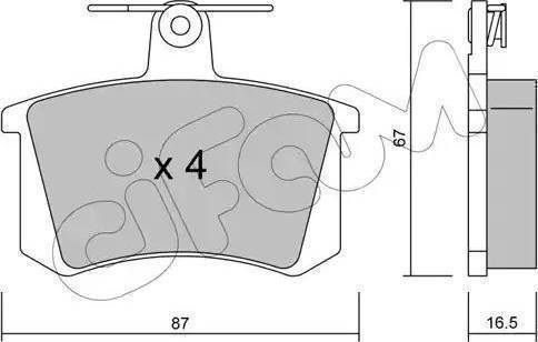 Magneti Marelli 363700205056 - Kit pastiglie freno, Freno a disco autozon.pro