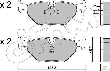 Magneti Marelli 363700201027 - Kit pastiglie freno, Freno a disco autozon.pro