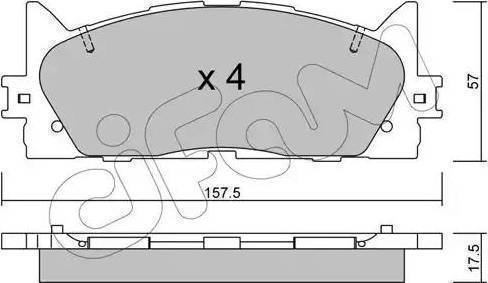 RIDER RD.3323.DB3429 - Kit pastiglie freno, Freno a disco autozon.pro