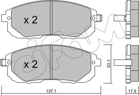 Herth+Buss Elparts J3601084 - Kit pastiglie freno, Freno a disco autozon.pro