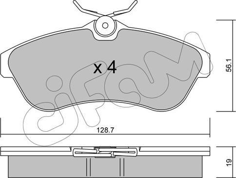 ATE 602881 - Kit pastiglie freno, Freno a disco autozon.pro