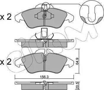 Sangsin Brake SP1273 - Kit pastiglie freno, Freno a disco autozon.pro