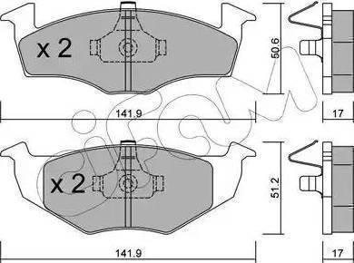 Delphi LP1077 - Kit pastiglie freno, Freno a disco autozon.pro