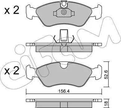 Lemförder 25716 01 - Kit pastiglie freno, Freno a disco autozon.pro