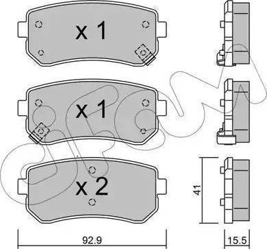 Magneti Marelli 363700201592 - Kit pastiglie freno, Freno a disco autozon.pro