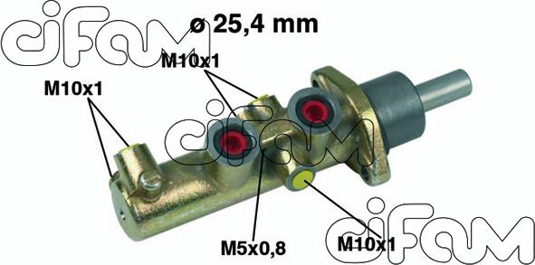 Cifam 202-446 - Cilindro maestro del freno autozon.pro
