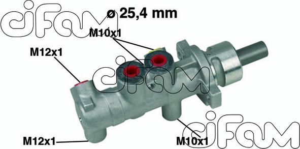 Cifam 202-415 - Cilindro maestro del freno autozon.pro