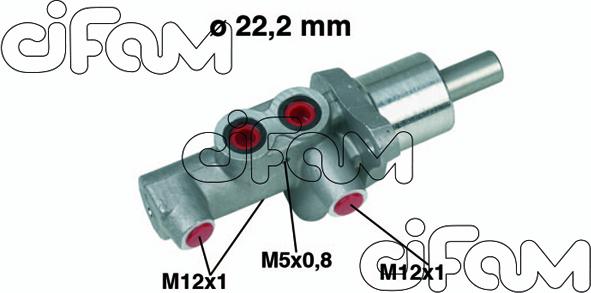 Cifam 202-436 - Cilindro maestro del freno autozon.pro