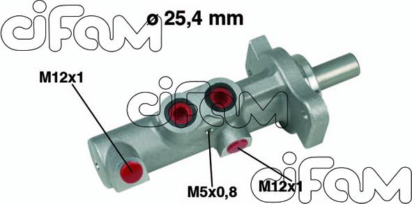 Cifam 202-425 - Cilindro maestro del freno autozon.pro