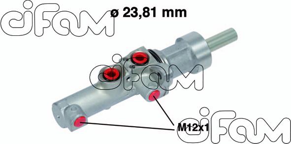 Cifam 202-550 - Cilindro maestro del freno autozon.pro