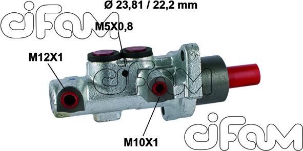 Cifam 202-552 - Cilindro maestro del freno autozon.pro