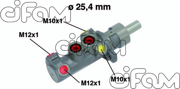 Cifam 202-641 - Cilindro maestro del freno autozon.pro