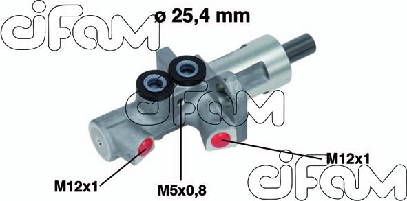 Cifam 202-613 - Cilindro maestro del freno autozon.pro