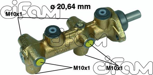 Cifam 202-041 - Cilindro maestro del freno autozon.pro