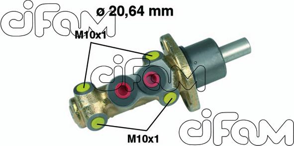 Cifam 202-142 - Cilindro maestro del freno autozon.pro