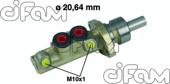 Cifam 202-156 - Cilindro maestro del freno autozon.pro